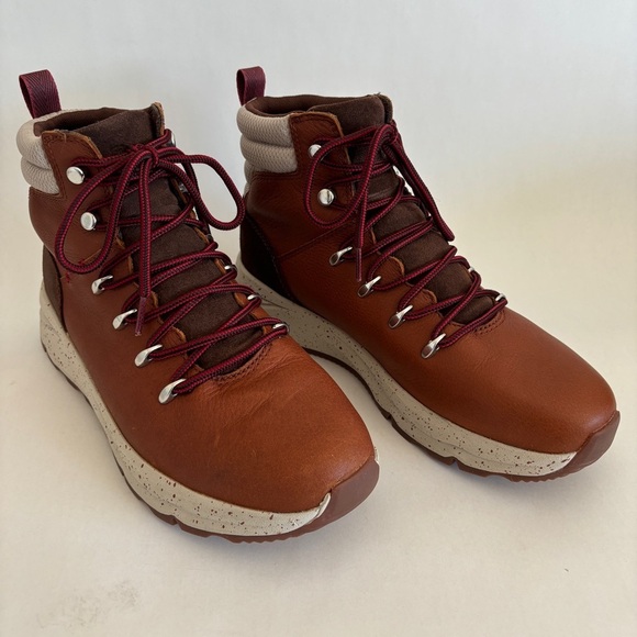 Kodiak womens brown leather waterproof lace up Kindersley Alpine Boot size 10 - Picture 1 of 13